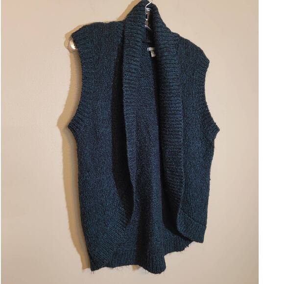 Aerie Women's Mohair/Alpaca Blend Open Front Knit Cardigan Sweater Green Size XS - Picture 3 of 7